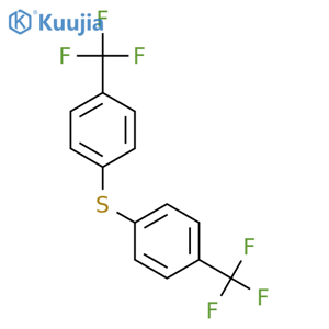 Benzene, 1,1'-thiobis[4-(trifluoromethyl)- structure