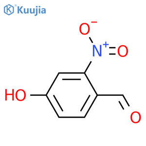 Benzaldehyde, 4-hydroxy-2-nitro- structure