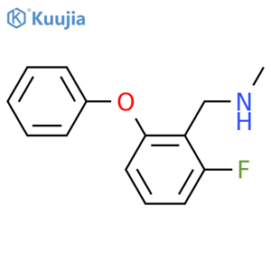 1-(2-Fluoro-6-phenoxyphenyl)-N-methylmethanamine structure