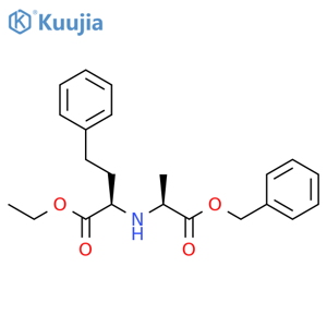 Benzenebutanoic acid, α-[[1-methyl-2-oxo-2-(phenylmethoxy)ethyl]amino]-, ethyl ester, [R-(R*,S*)]- (9CI) structure