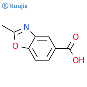 2-methyl-1,3-benzoxazole-5-carboxylic acid structure