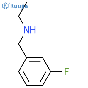 N-Ethyl-3-fluorobenzylamine structure