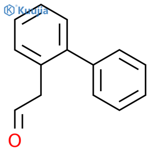 2-(2-phenylphenyl)acetaldehyde structure