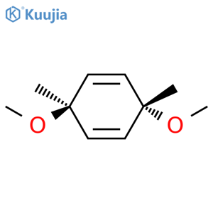 trans-3,6-Dimethoxy-3,6-dimethyl-1,4-cyclohexadiene structure