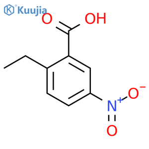 2-ethyl-5-nitrobenzoic acid structure