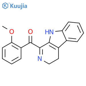 Methanone, (4,9-dihydro-3H-pyrido[3,4-b]indol-1-yl)(2-methoxyphenyl)- structure