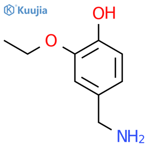 4-(Aminomethyl)-2-ethoxyphenol structure