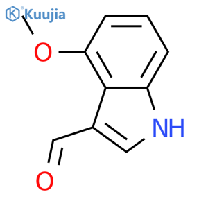 4-Methoxy-1H-indole-3-carbaldehyde structure