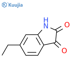 6-ethyl-2,3-dihydro-1H-indole-2,3-dione structure