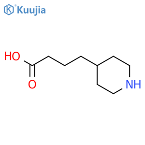 4-piperidin-4-ylbutanoic acid structure