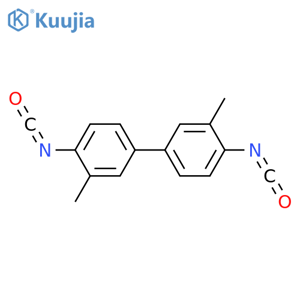 4,4'-Diisocyanato-3,3'-dimethylbiphenyl structure