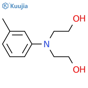 N,N-Bis-(2-hydroxyethyl)-m-toluidine structure