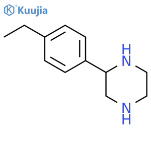 2-(4-Ethylphenyl)piperazine structure