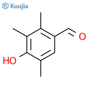 4-hydroxy-2,3,5-trimethylbenzaldehyde structure