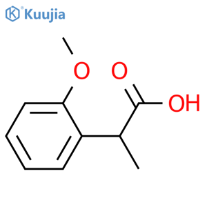 2-(2-Methoxyphenyl)propanoic Acid structure