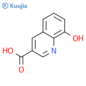 8-hydroxyquinoline-3-carboxylic acid structure