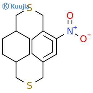 6-Nitro-3,10-dithiatricyclo[10.2.2.25,8]octadeca-5,6,7-triene structure