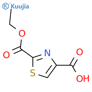 2-(ethoxycarbonyl)-1,3-thiazole-4-carboxylic acid structure