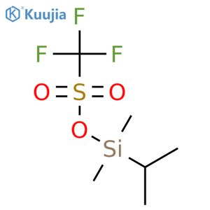 METHANESULFONIC ACID, TRIFLUORO-, DIMETHYL(1-METHYLETHYL)SILYL ESTER structure