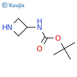 tert-butyl N-(azetidin-3-yl)carbamate structure