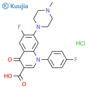 Difloxacin hydrochloride structure