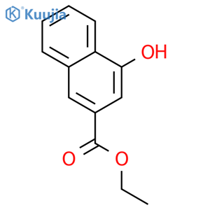 Ethyl 4-hydroxy-2-naphthoate structure