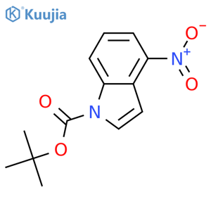 1-Boc-4-nitroindole structure