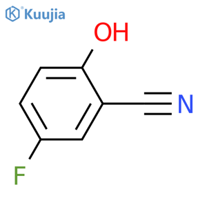 5-Fluoro-2-hydroxybenzonitrile structure