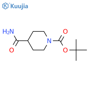 Tert-butyl 4-carbamoylpiperidine-1-carboxylate structure