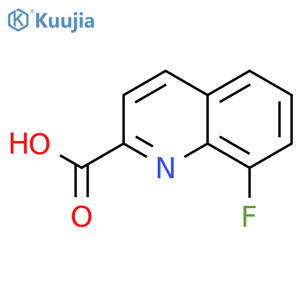 8-Fluoroquinoline-2-carboxylic acid structure