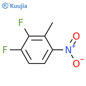 1,2-difluoro-3-methyl-4-nitrobenzene structure