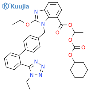 1H-1-Ethyl Candesartan Cilexetil structure