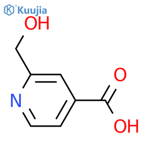 2-(hydroxymethyl)pyridine-4-carboxylic acid structure