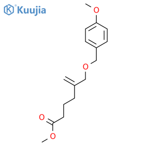 5-Hexenoic acid, 5-[[(4-methoxyphenyl)methoxy]methyl]-, methyl ester structure