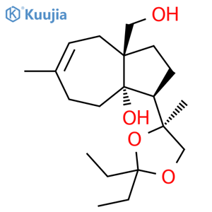 3a(1H)-Azulenemethanol, 1-[(4S)-2,2-diethyl-4-methyl-1,3-dioxolan-4-yl]-2,3,4,7,8,8a-hexahydro-8a-hydroxy-6-methyl-, (1R,3aS,8aS)- structure