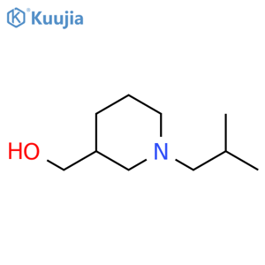 (1-Isobutylpiperidin-3-yl)methanol structure