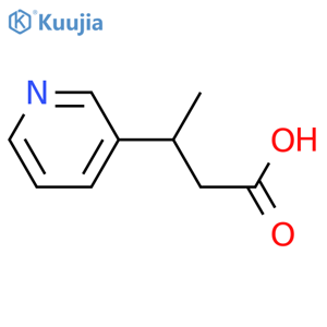 3-(Pyridin-3-yl)butanoic acid structure