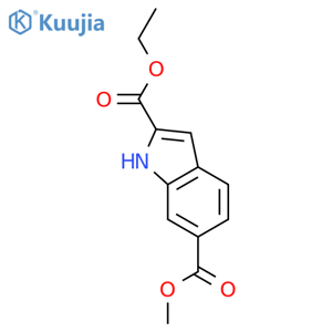 6-Methoxycarbonylindole-2-Carboxylic Acid Ethyl Ester structure