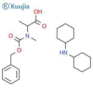 Z-N-Me-dl-ala-oh dcha structure