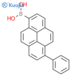 Boronic acid, B-(6-phenyl-1-pyrenyl)- structure