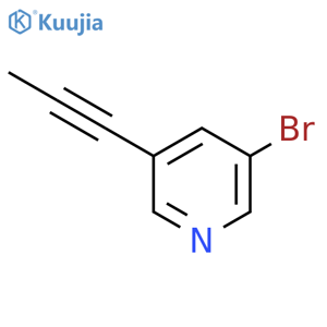 3-Bromo-5-(prop-1-yn-1-yl)pyridine structure