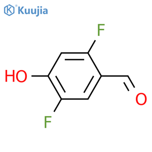 2,5-Difluoro-4-hydroxybenzaldehyde structure