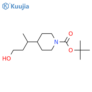 4-(3-Hydroxy-1-methylpropyl)-1-piperidinecarboxylic Acid 1,1-Dimethylethyl Ester structure