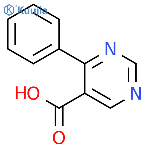 4-phenylpyrimidine-5-carboxylic acid structure