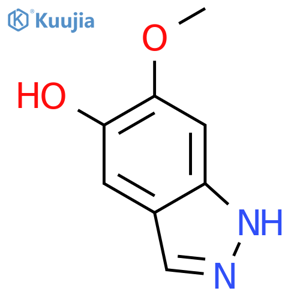 6-Methoxy-1H-indazol-5-ol structure