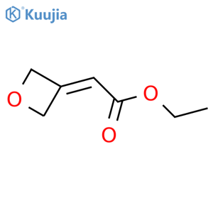 Ethyl 2-(oxetan-3-ylidene)acetate structure