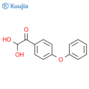 4-Phenoxyphenylglyoxal hydrate structure