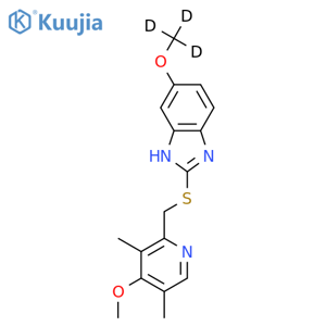 Omeprazole sulfide-d structure