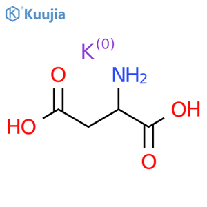 Potassium 3-amino-3-carboxypropanoate structure