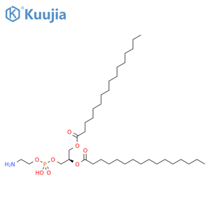 1,2-Dipalmitoyl-sn-glycero-3-phosphorylethanolamine structure